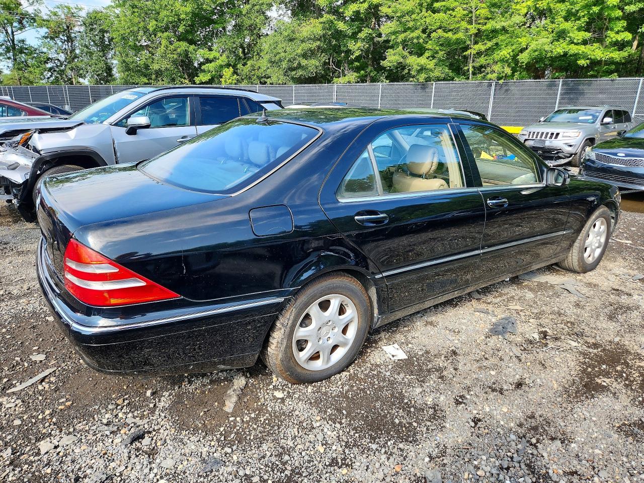 2001 Mercedes-benz S 500 Black vin: WDBNG75J81A183234