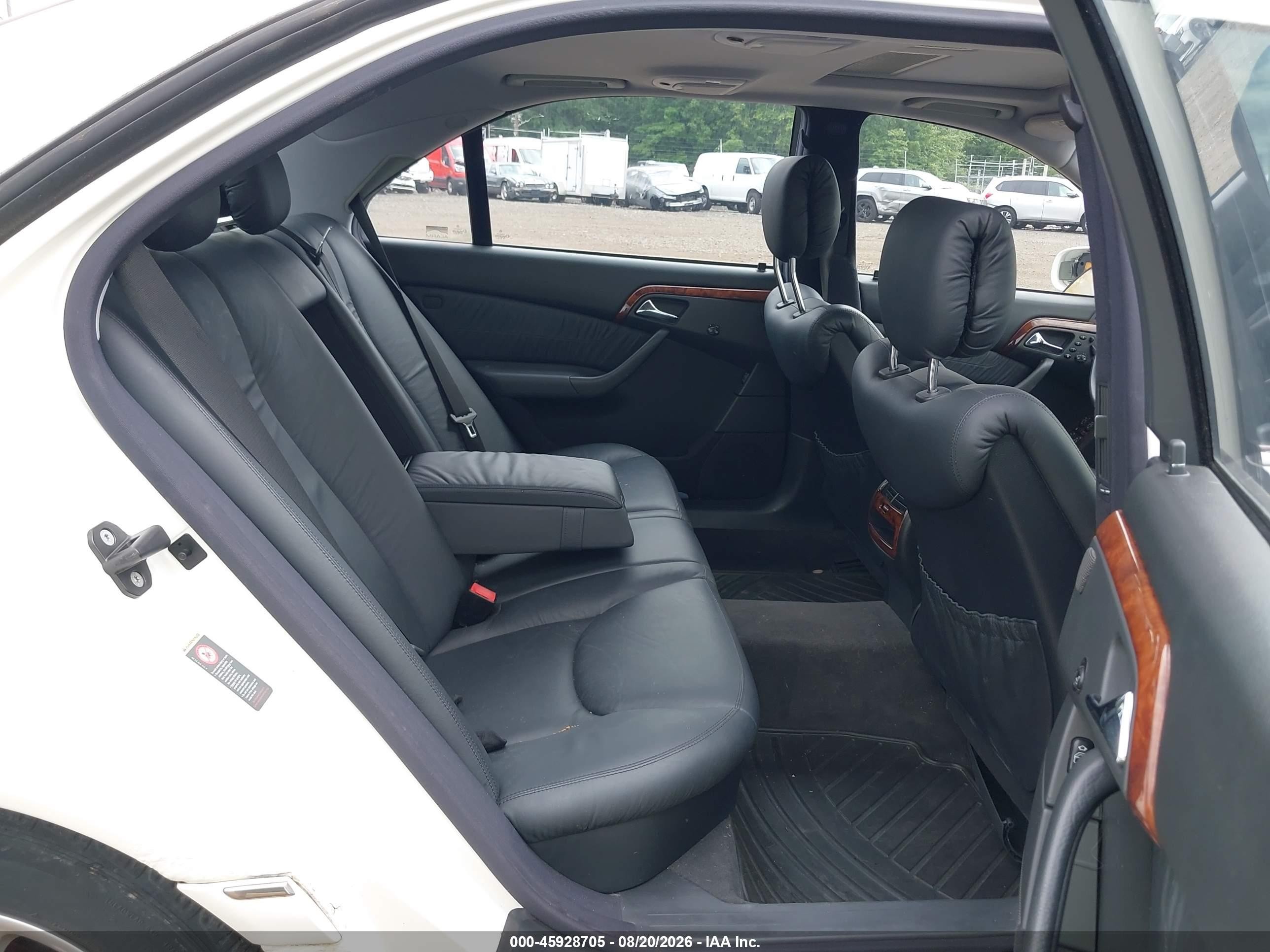 2002 Mercedes-benz S 500   Белый vin: WDBNG75J82A279494