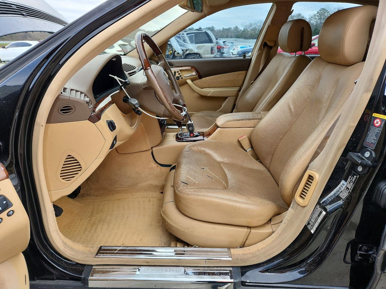 2003 Mercedes-benz S 500 Black vin: WDBNG75J83A322782