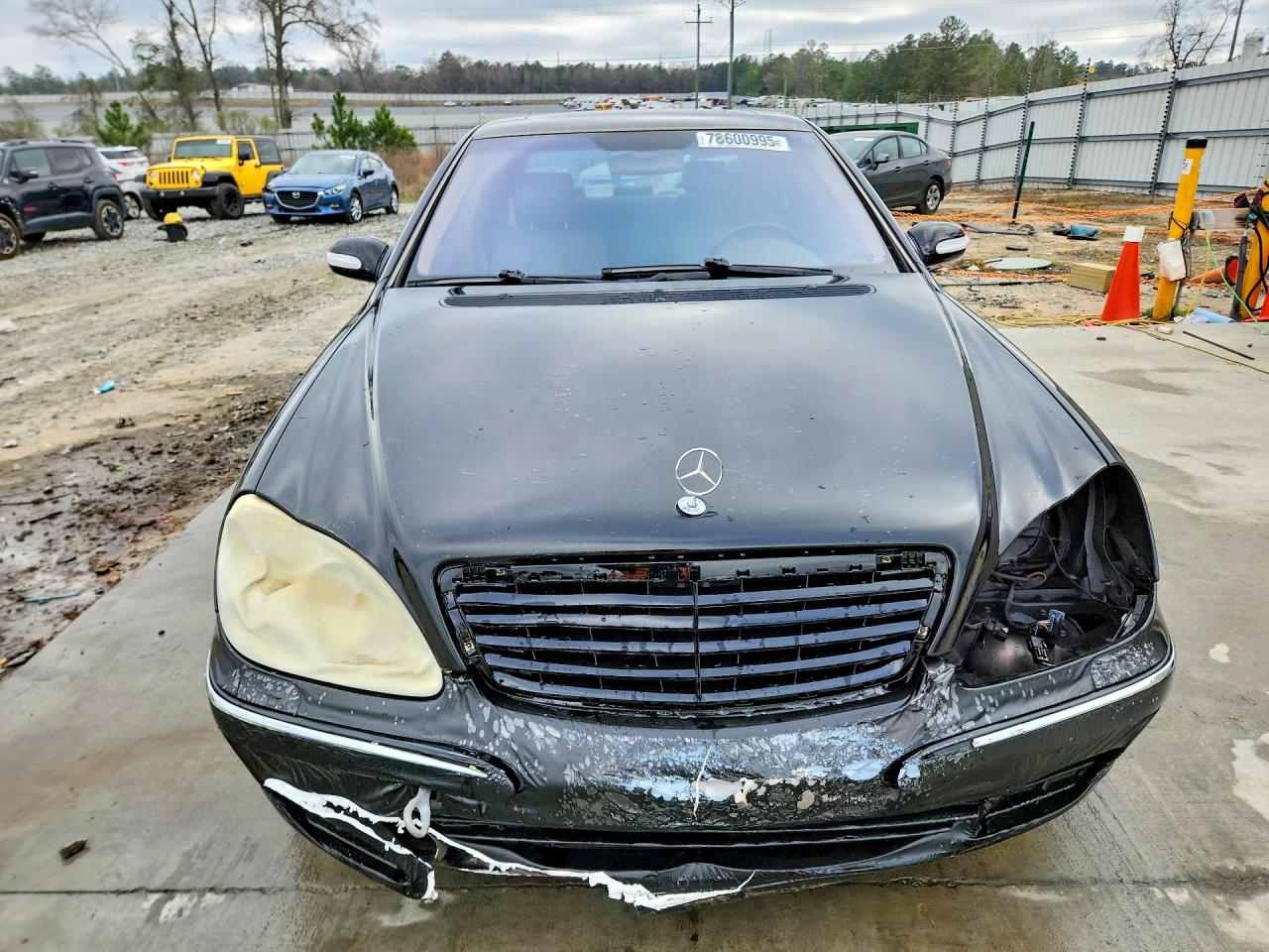 2003 Mercedes-benz S 500 Black vin: WDBNG75J83A322782