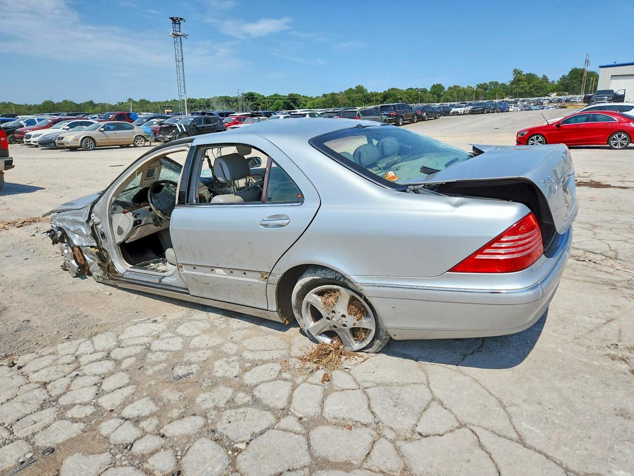 2004 Mercedes-benz S 500 Silver vin: WDBNG75J84A395183