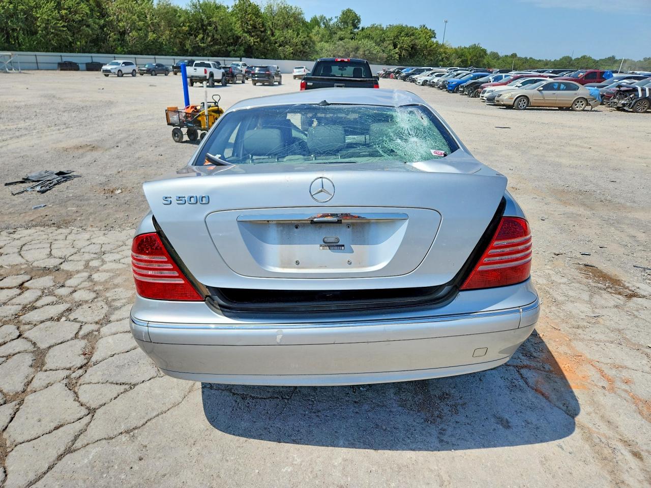 2004 Mercedes-benz S 500 Silver vin: WDBNG75J84A395183