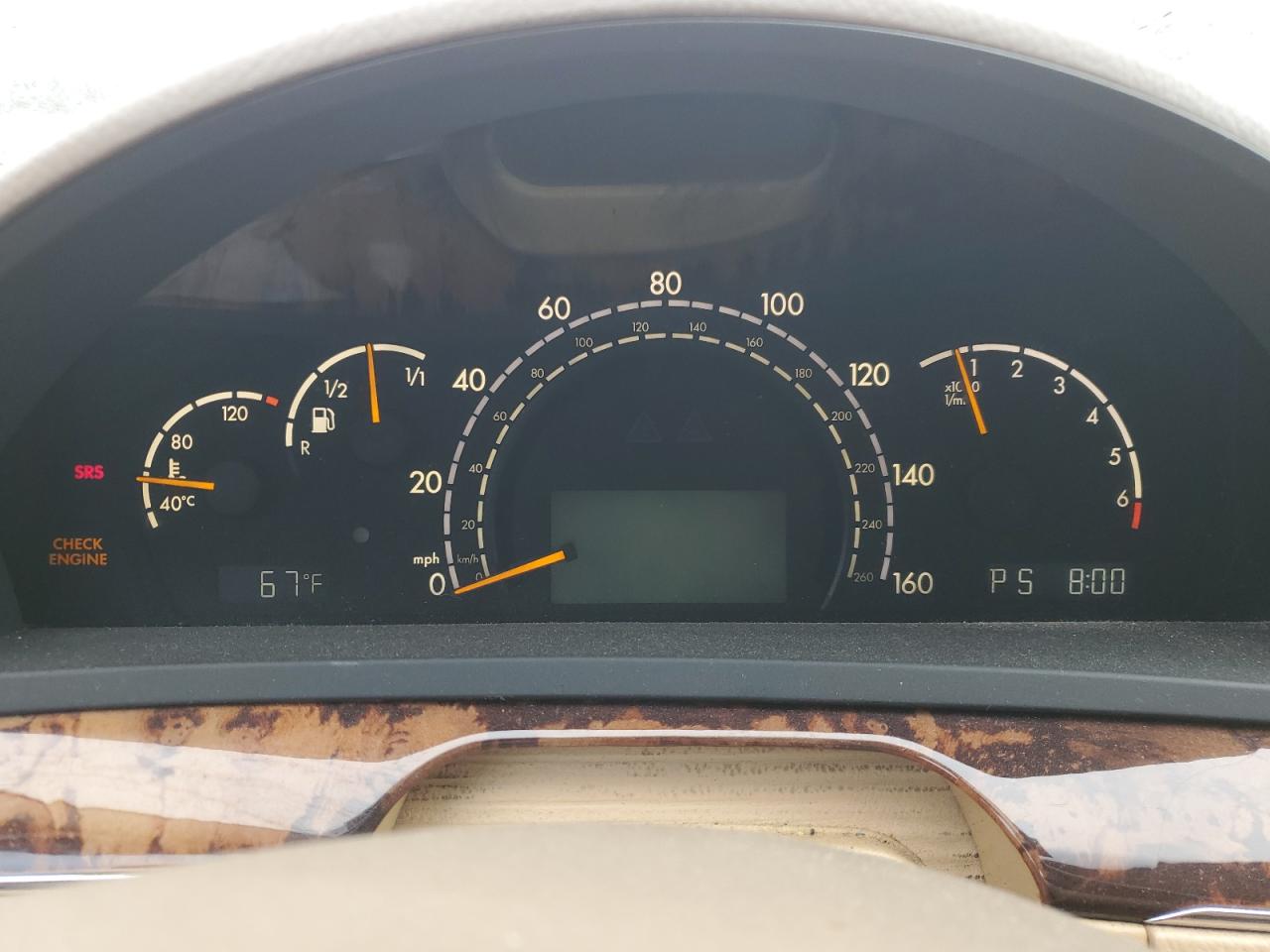 2004 Mercedes-benz S 500 White vin: WDBNG75J84A399170