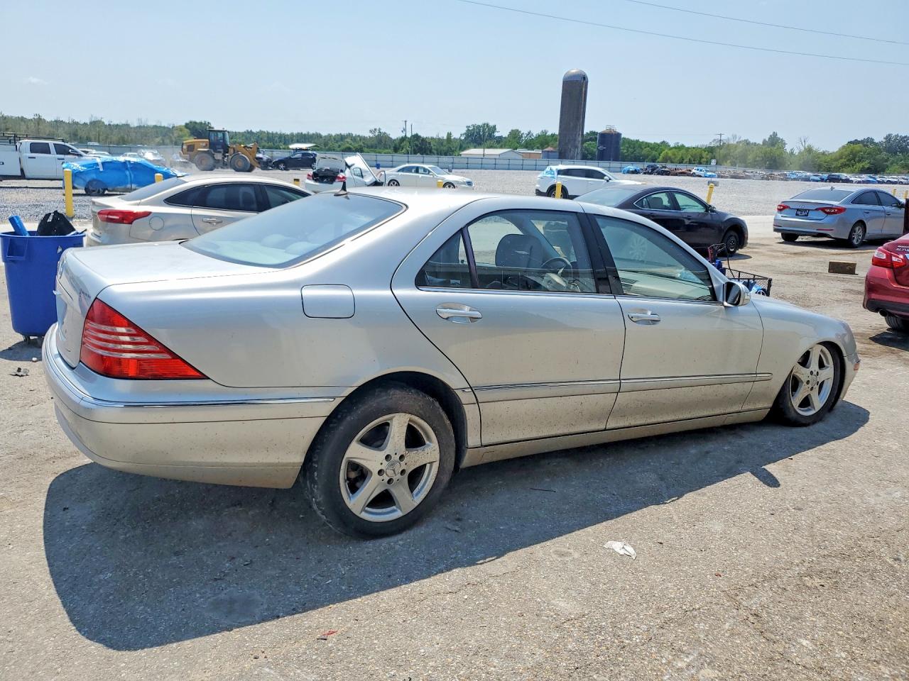 2004 Mercedes-benz S 500 Silver vin: WDBNG75J84A403122