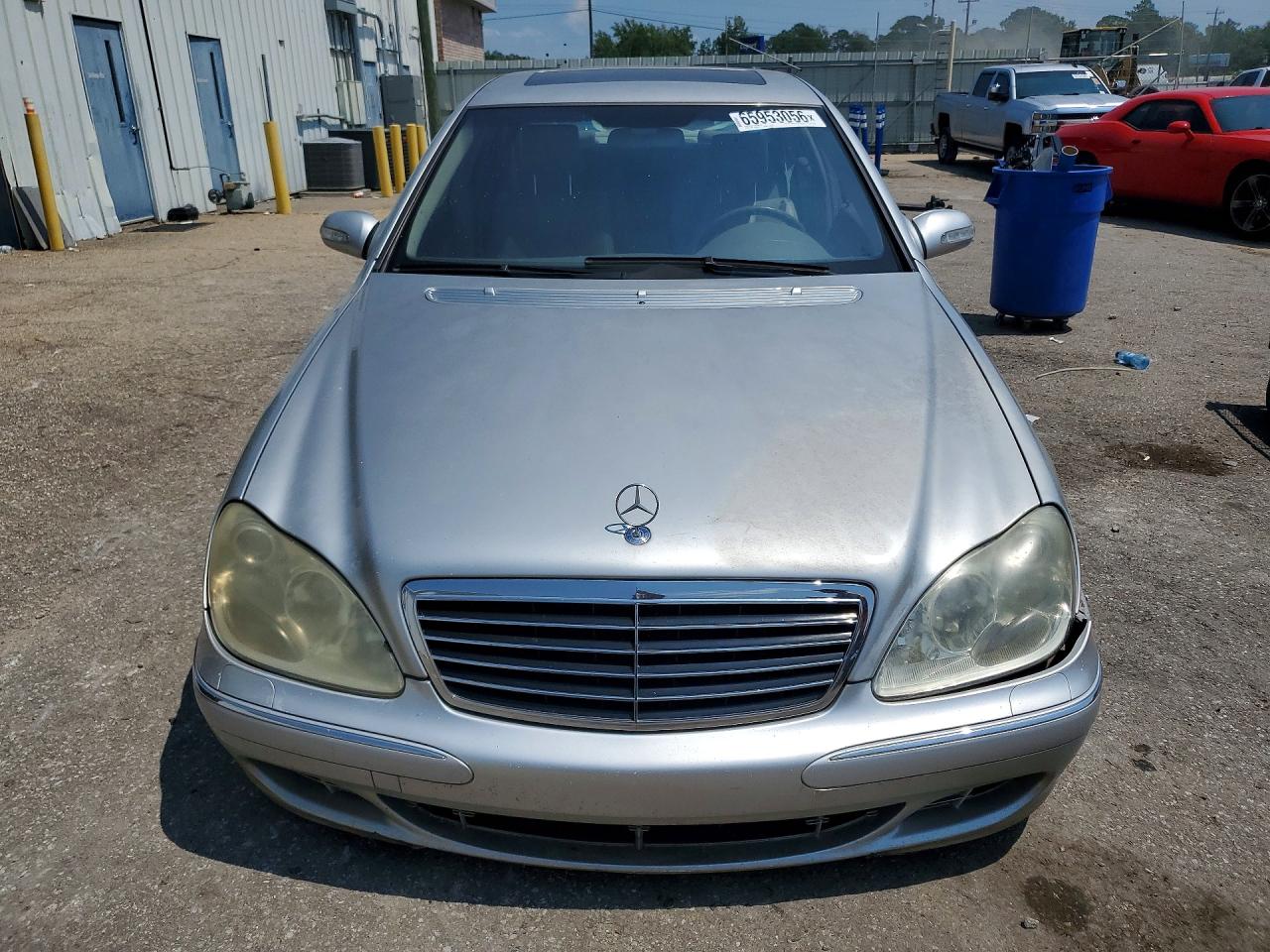 2004 Mercedes-benz S 500 Silver vin: WDBNG75J84A403122