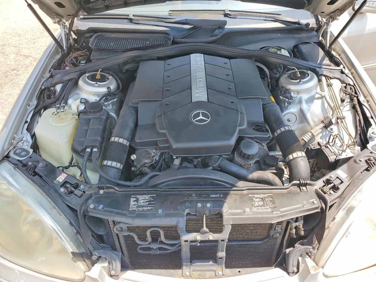 2004 Mercedes-benz S 500 Silver vin: WDBNG75J84A403122