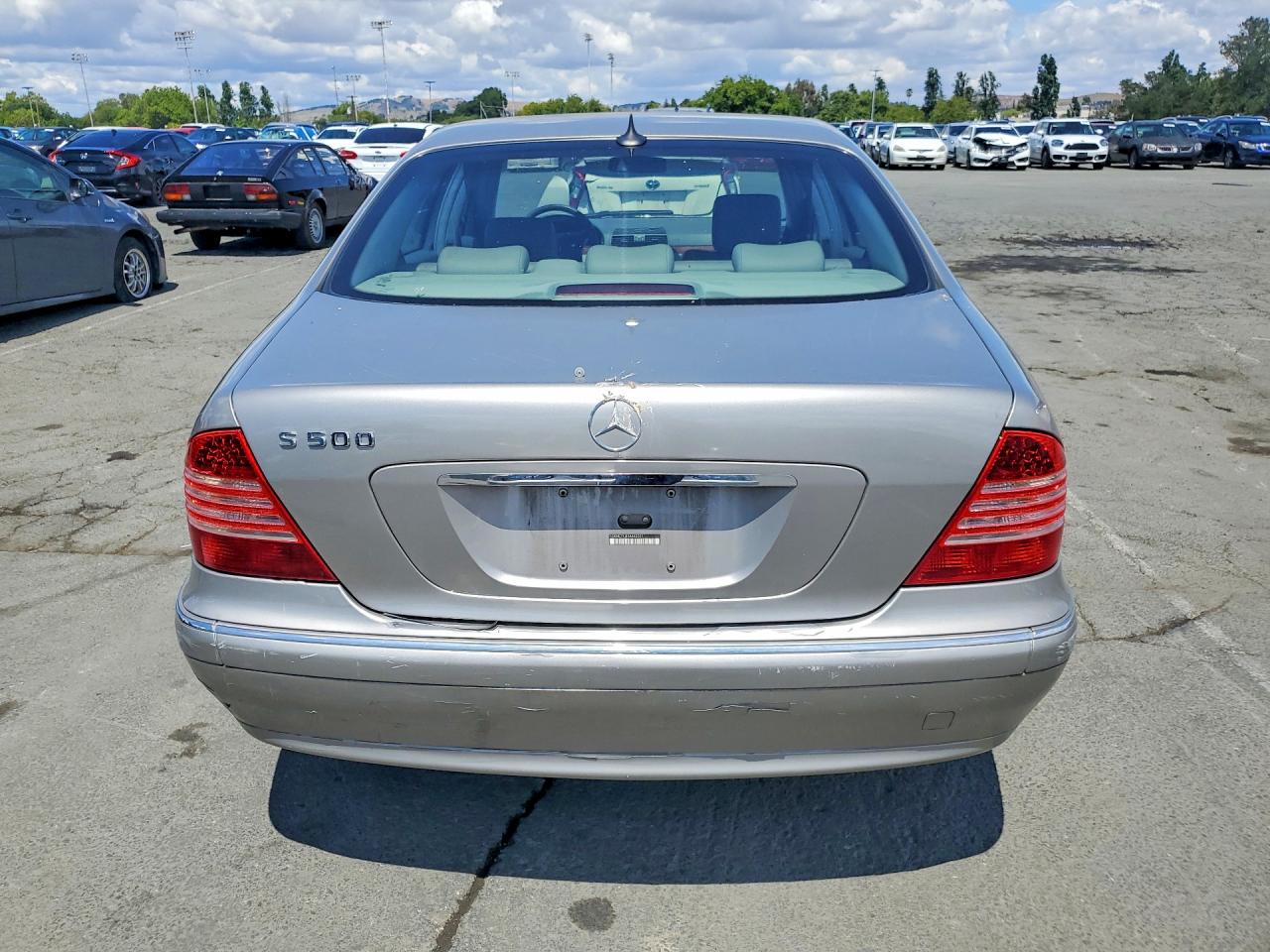 2005 Mercedes-benz S 500 Silver vin: WDBNG75J85A442021
