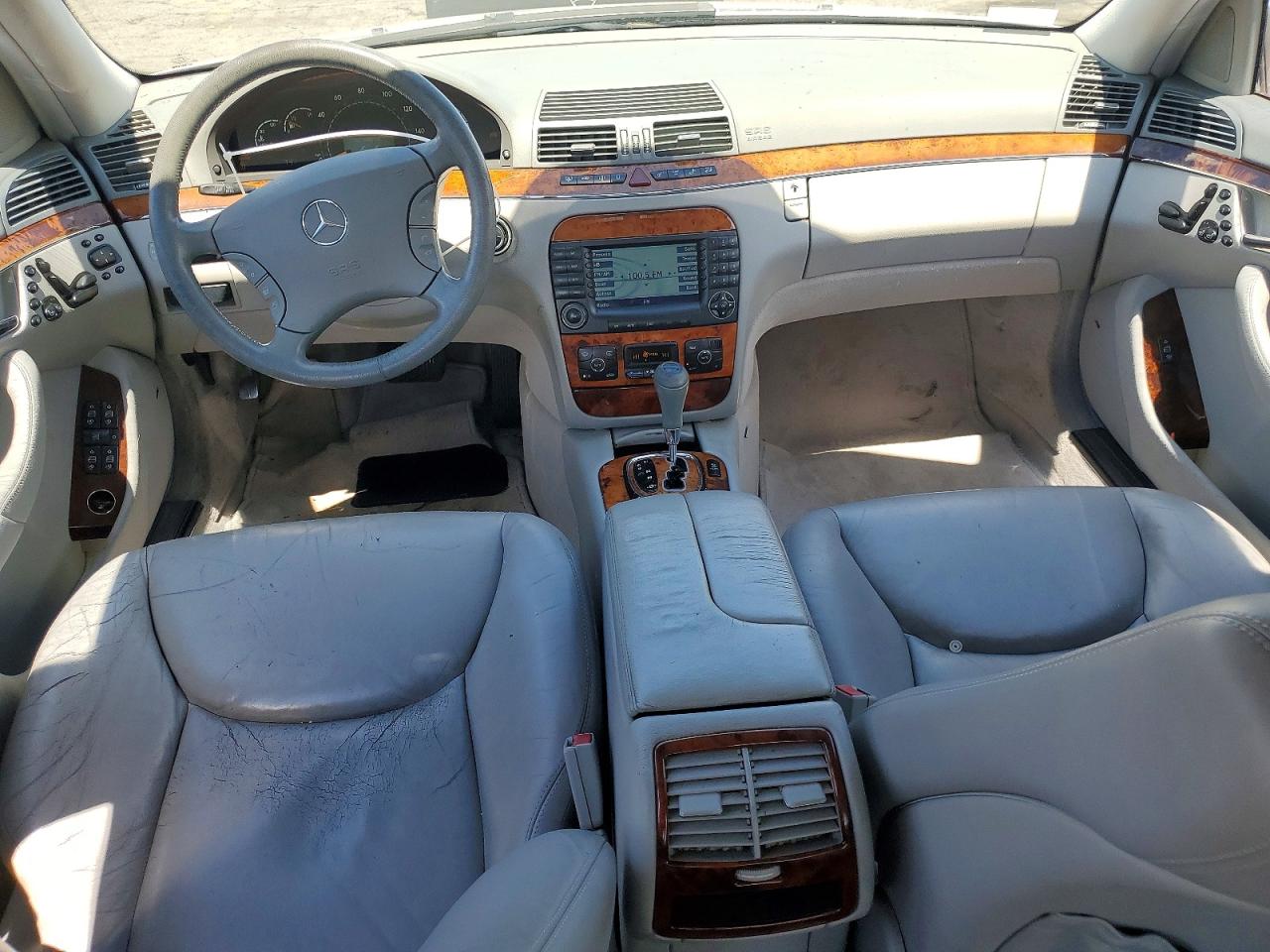 2005 Mercedes-benz S 500 Silver vin: WDBNG75J85A442021