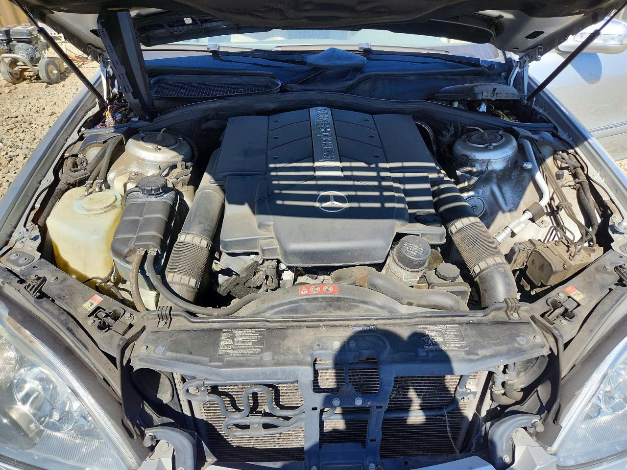 2005 Mercedes-benz S 500 Белый vin: WDBNG75J85A445520