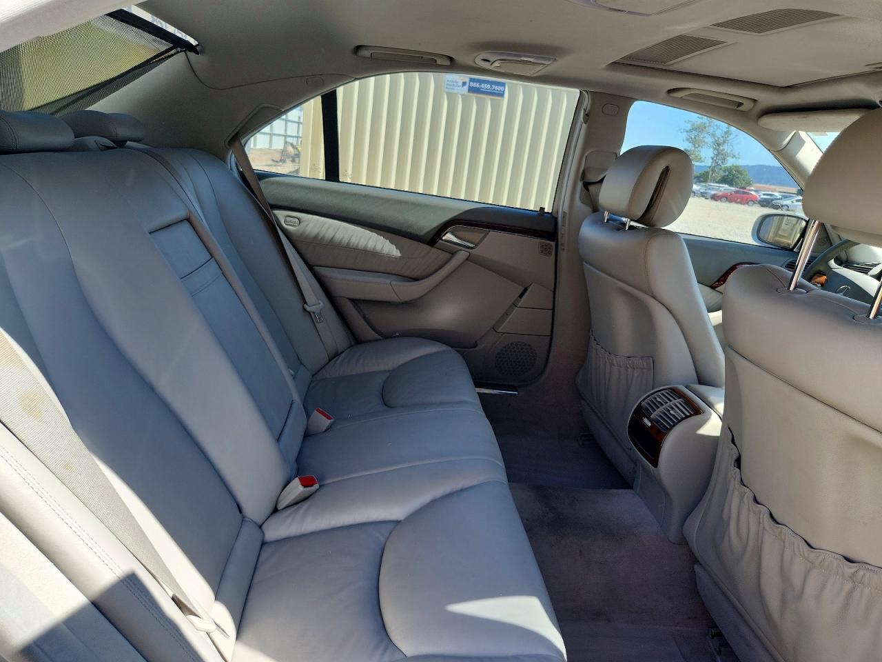 2005 Mercedes-benz S 500 Белый vin: WDBNG75J85A445520
