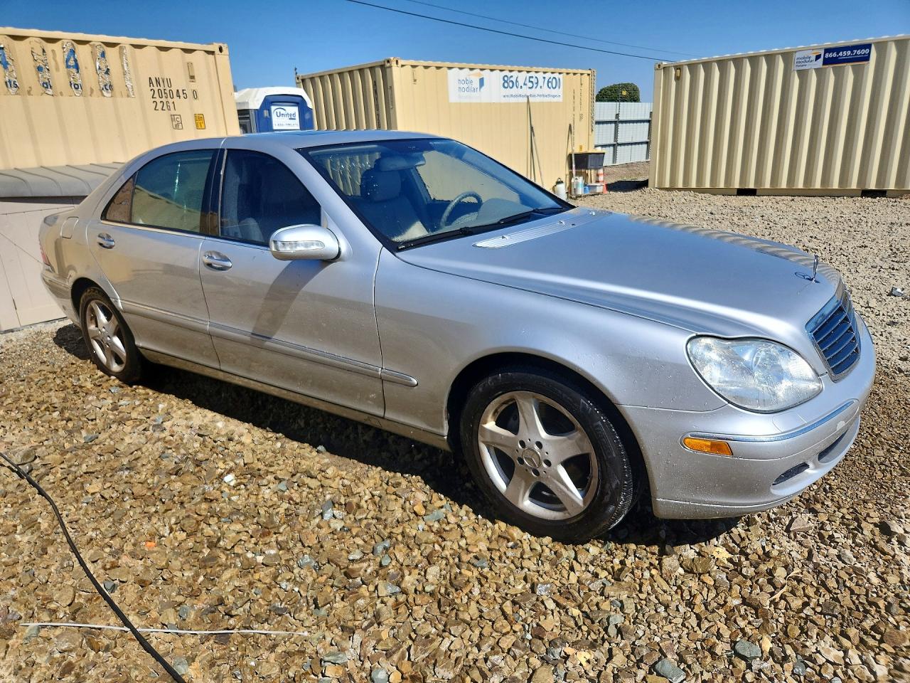 2005 Mercedes-benz S 500 Белый vin: WDBNG75J85A445520