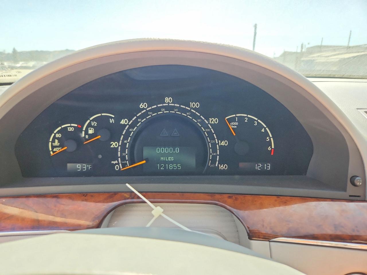 2005 Mercedes-benz S 500 Белый vin: WDBNG75J85A445520