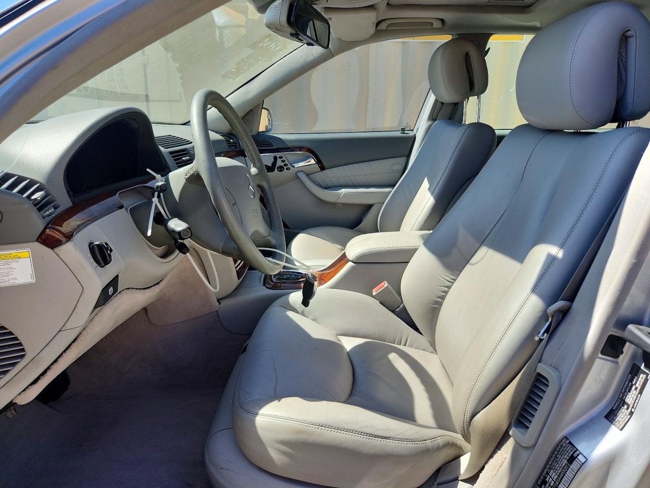 2005 Mercedes-benz S 500 Белый vin: WDBNG75J85A445520