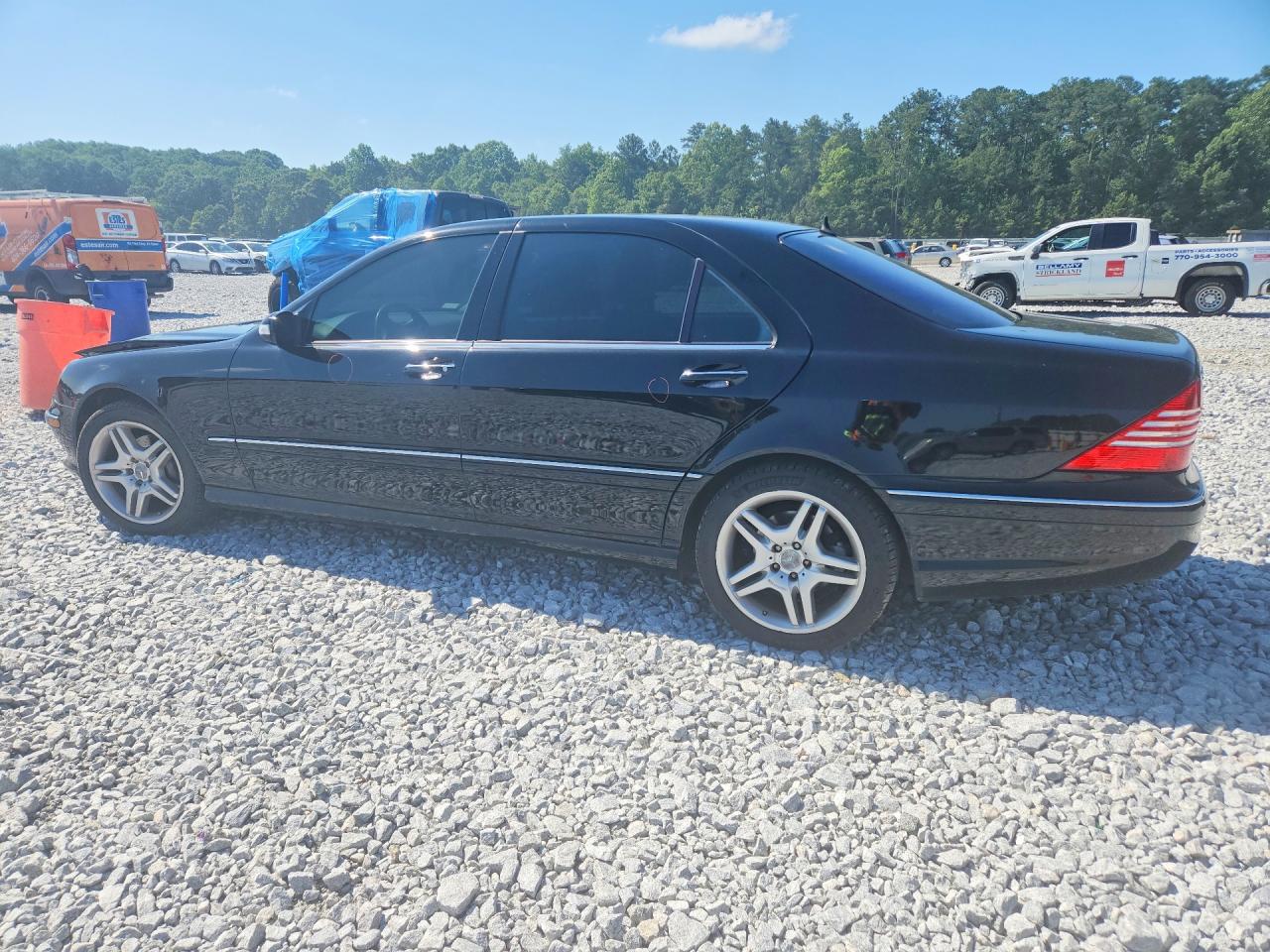 2006 Mercedes-benz S 500 Black vin: WDBNG75J86A470435
