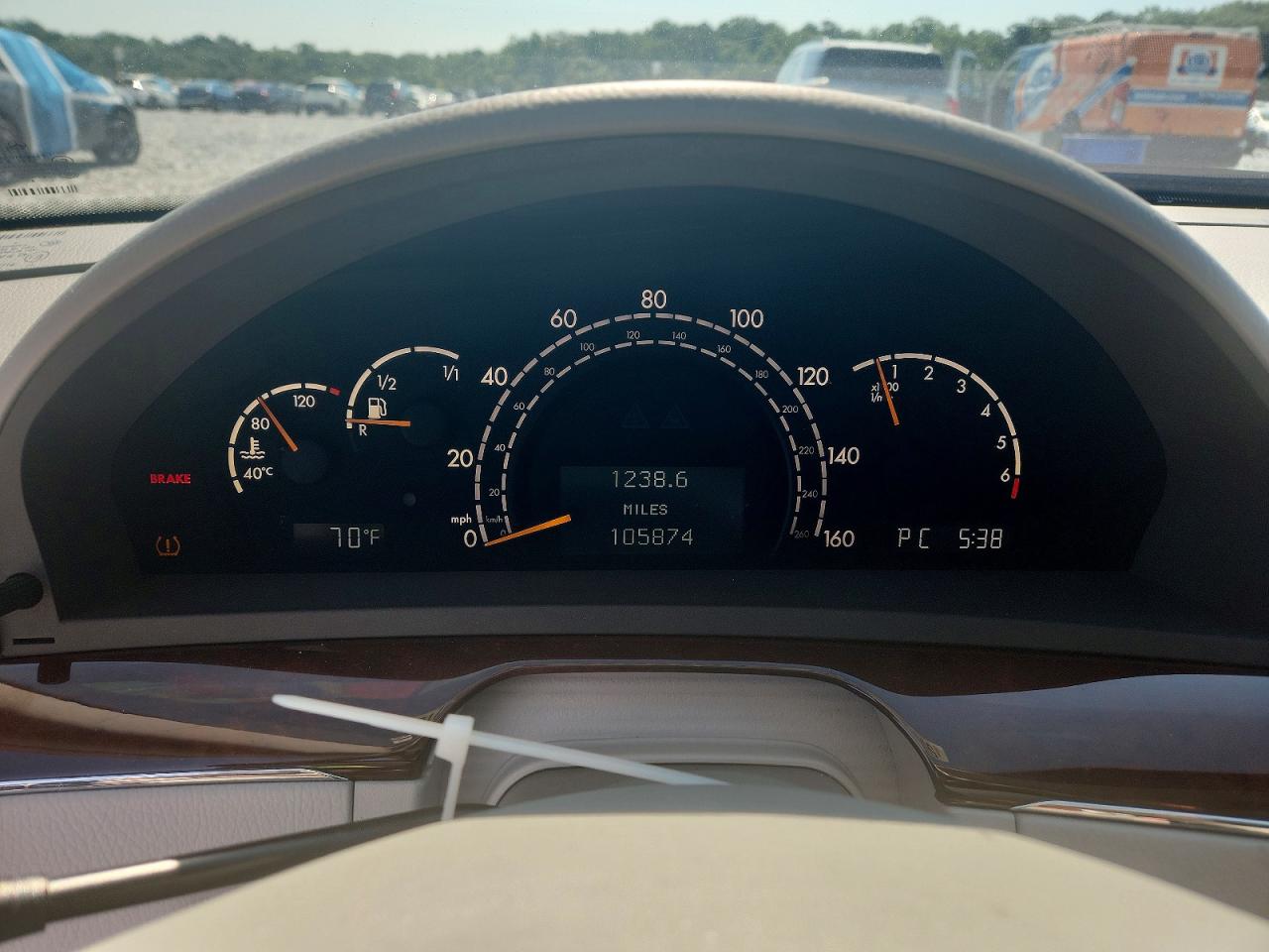 2006 Mercedes-benz S 500 Black vin: WDBNG75J86A470435