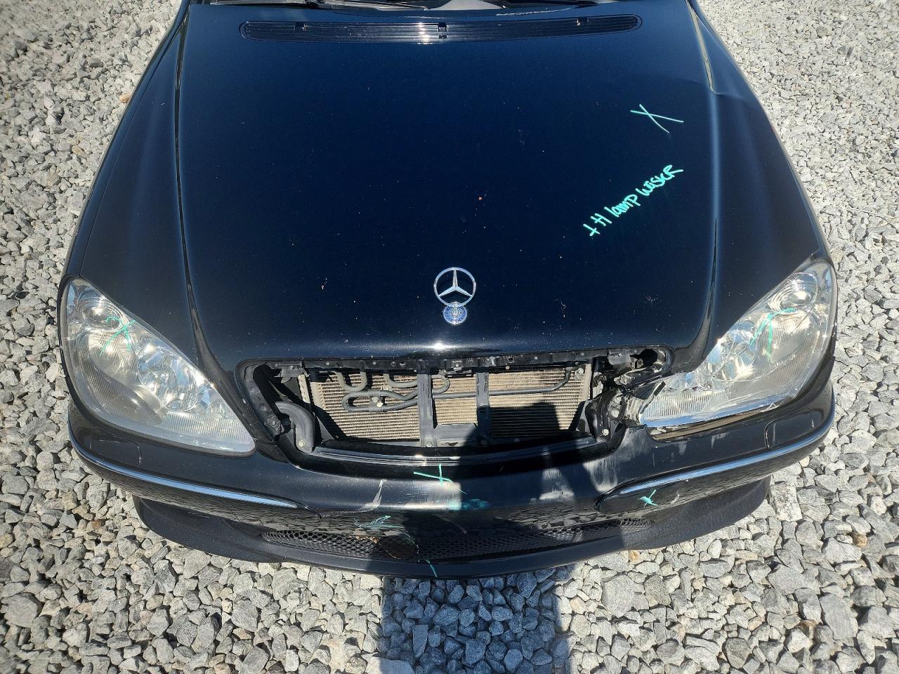 2006 Mercedes-benz S 500 Black vin: WDBNG75J86A470435