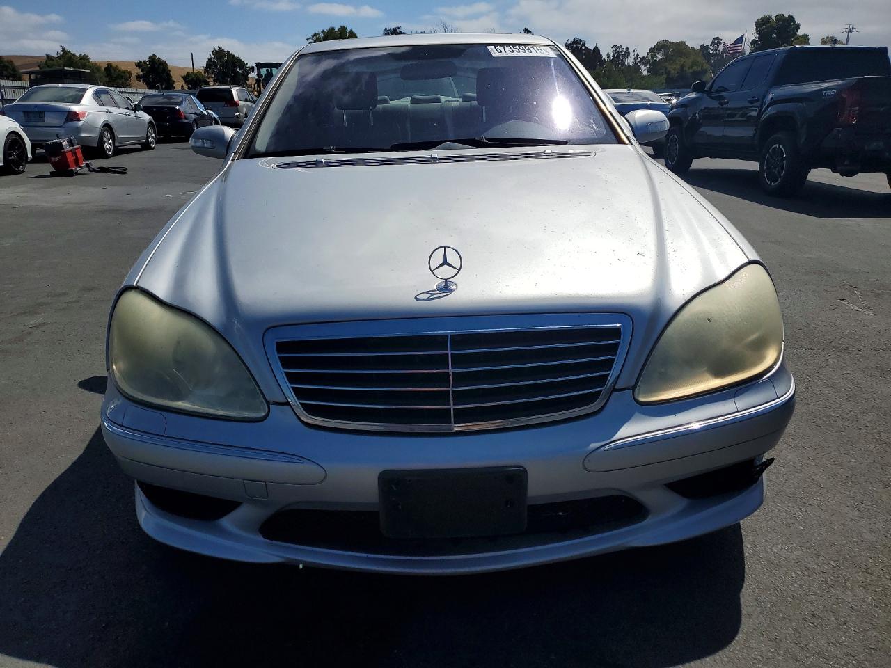 2006 Mercedes-benz S 500 Silver vin: WDBNG75J86A481578