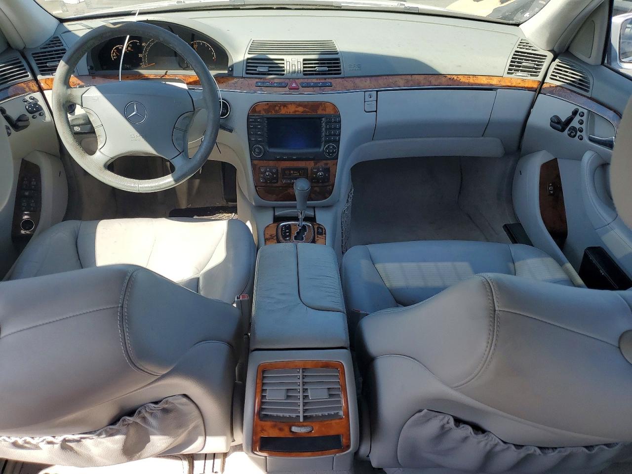 2006 Mercedes-benz S 500 Silver vin: WDBNG75J86A481578