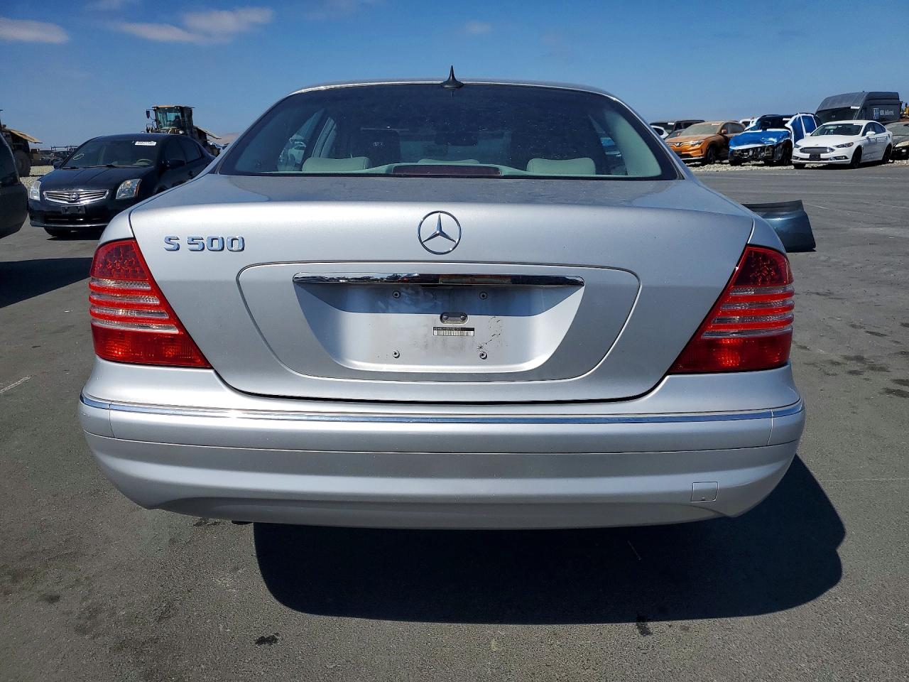 2006 Mercedes-benz S 500 Silver vin: WDBNG75J86A481578