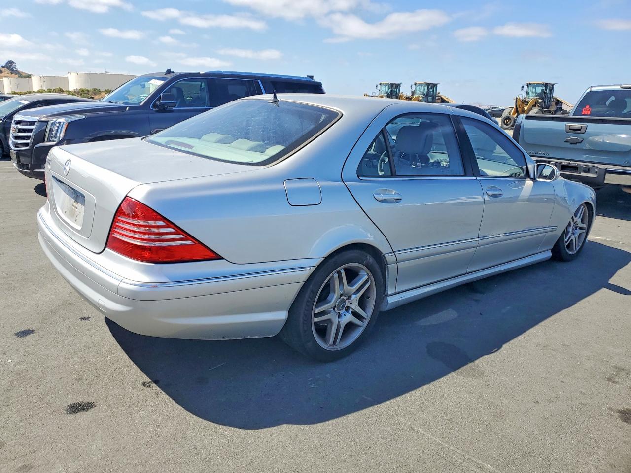 2006 Mercedes-benz S 500 Silver vin: WDBNG75J86A481578