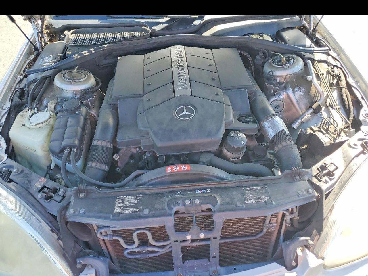 2006 Mercedes-benz S 500 Silver vin: WDBNG75J86A481578