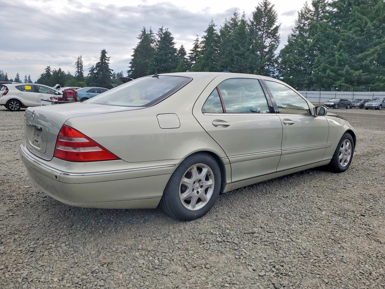 2002 Mercedes-benz S 500 Green vin: WDBNG75J92A242888