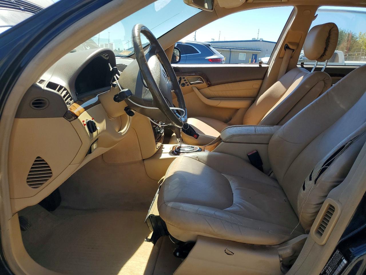 2002 Mercedes-benz S 500 Черный vin: WDBNG75J92A279732