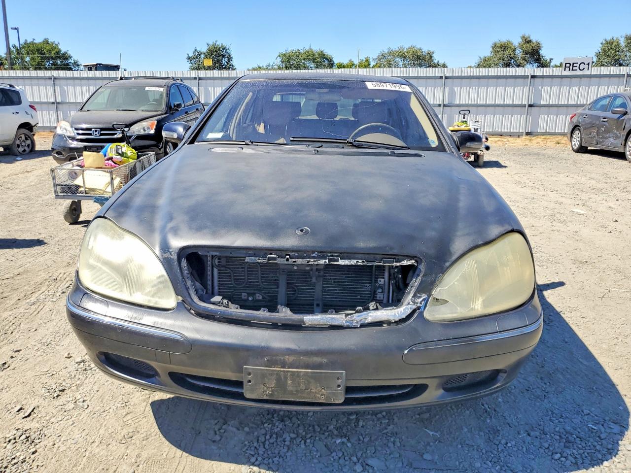 2002 Mercedes-benz S 500 Черный vin: WDBNG75J92A279732