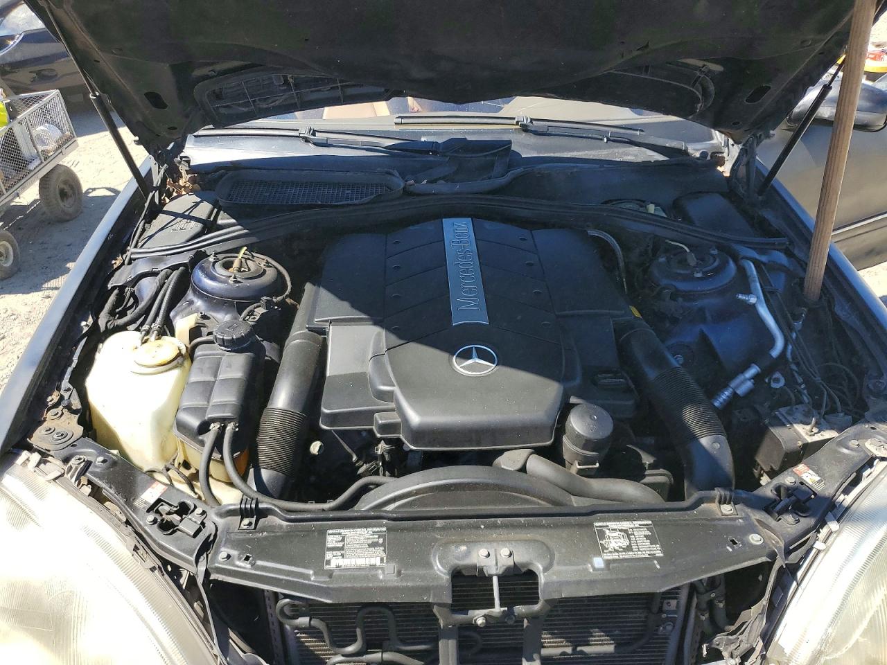 2002 Mercedes-benz S 500 Черный vin: WDBNG75J92A279732
