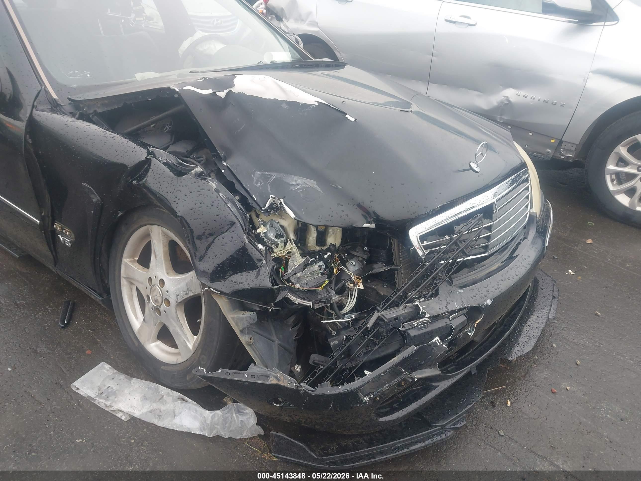 2004 Mercedes-benz S 500   Черный vin: WDBNG75J94A429616