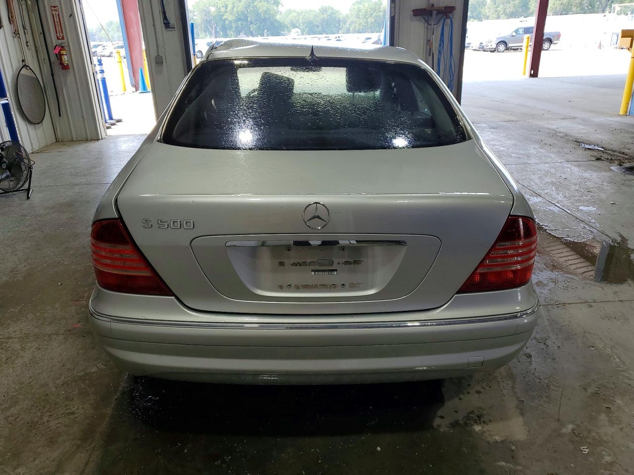2006 Mercedes-benz S 500 Silver vin: WDBNG75J96A467088