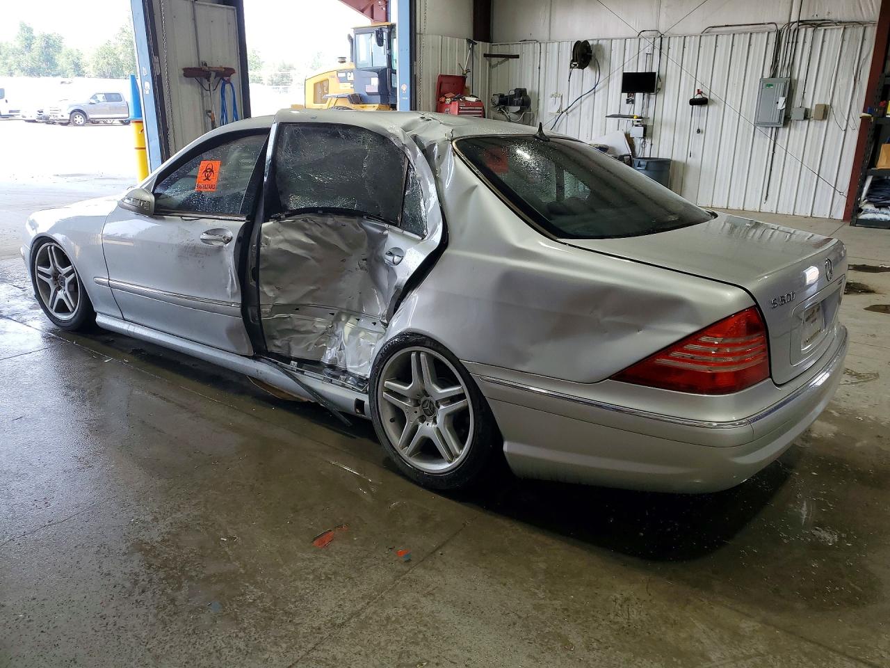 2006 Mercedes-benz S 500 Silver vin: WDBNG75J96A467088