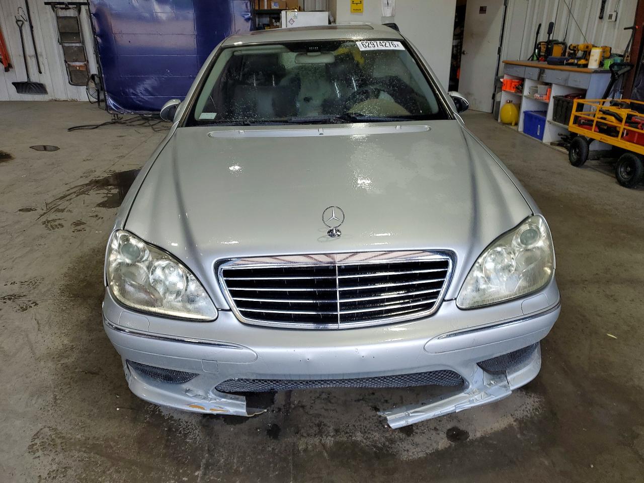 2006 Mercedes-benz S 500 Silver vin: WDBNG75J96A467088