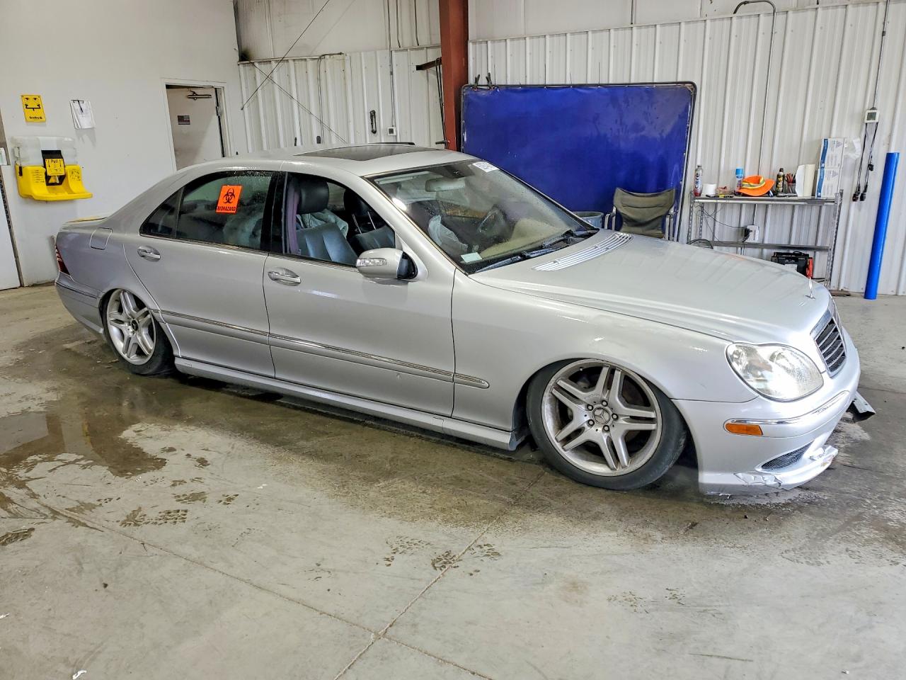 2006 Mercedes-benz S 500 Silver vin: WDBNG75J96A467088