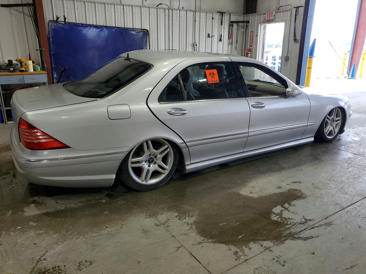 2006 Mercedes-benz S 500 Silver vin: WDBNG75J96A467088