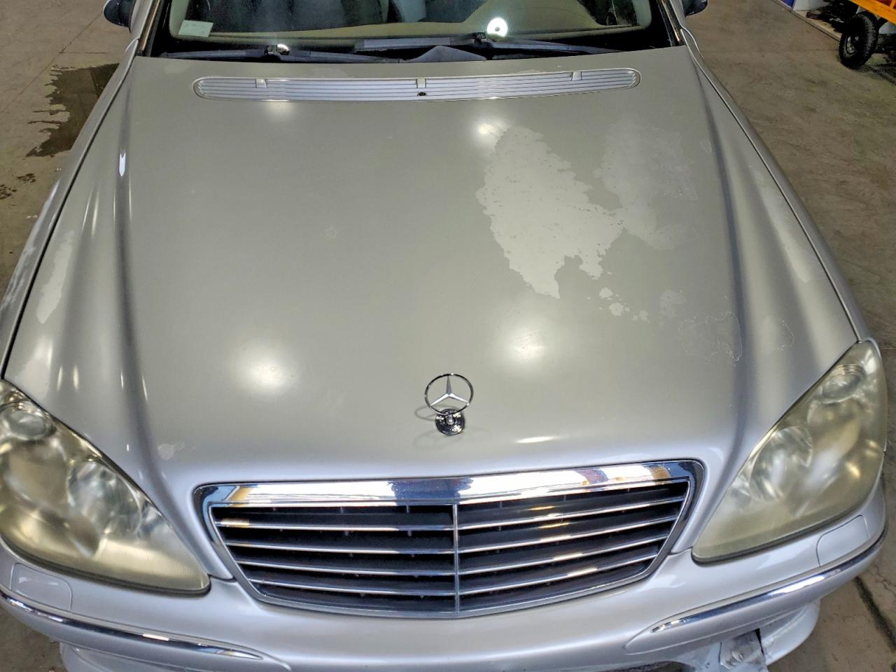 2006 Mercedes-benz S 500 Silver vin: WDBNG75J96A467088