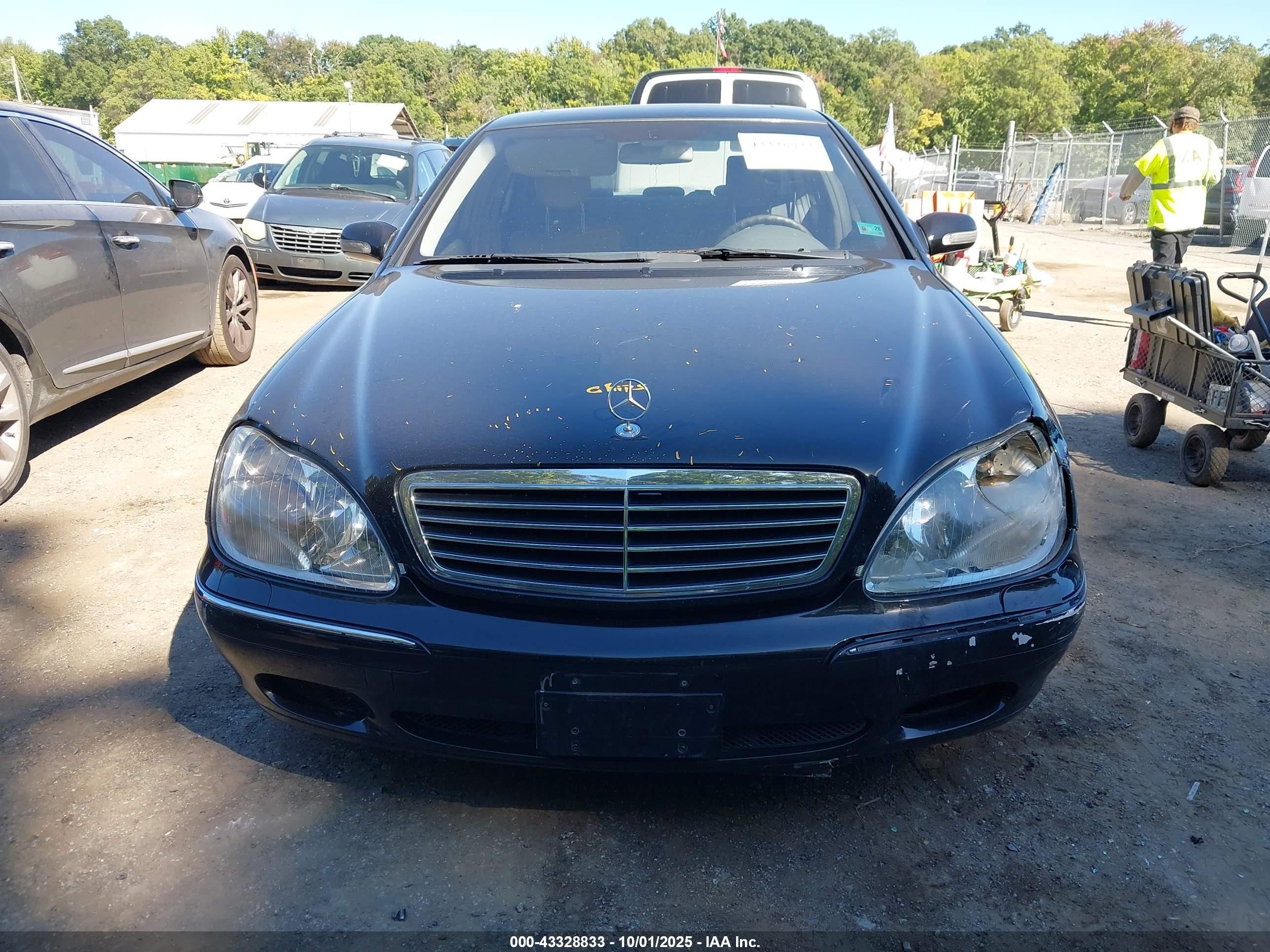2000 Mercedes-benz S 500   Black vin: WDBNG75J9YA081063
