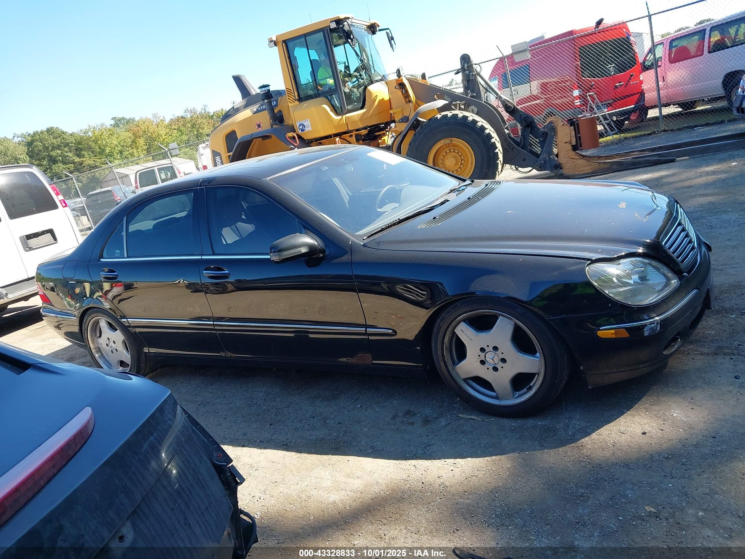 2000 Mercedes-benz S 500   Black vin: WDBNG75J9YA081063