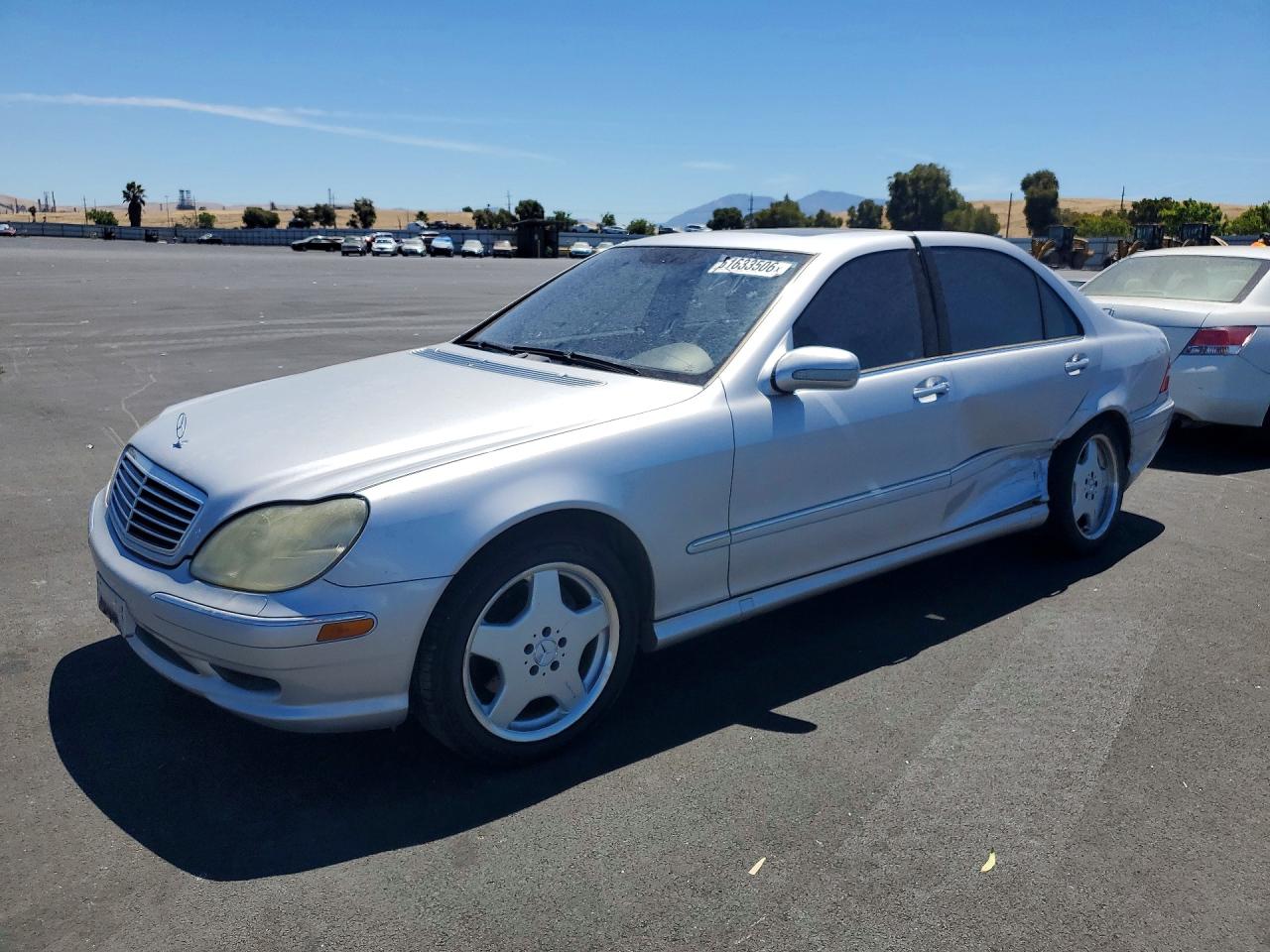 2001 Mercedes-benz S 500 Серебряный vin: WDBNG75JX1A207906