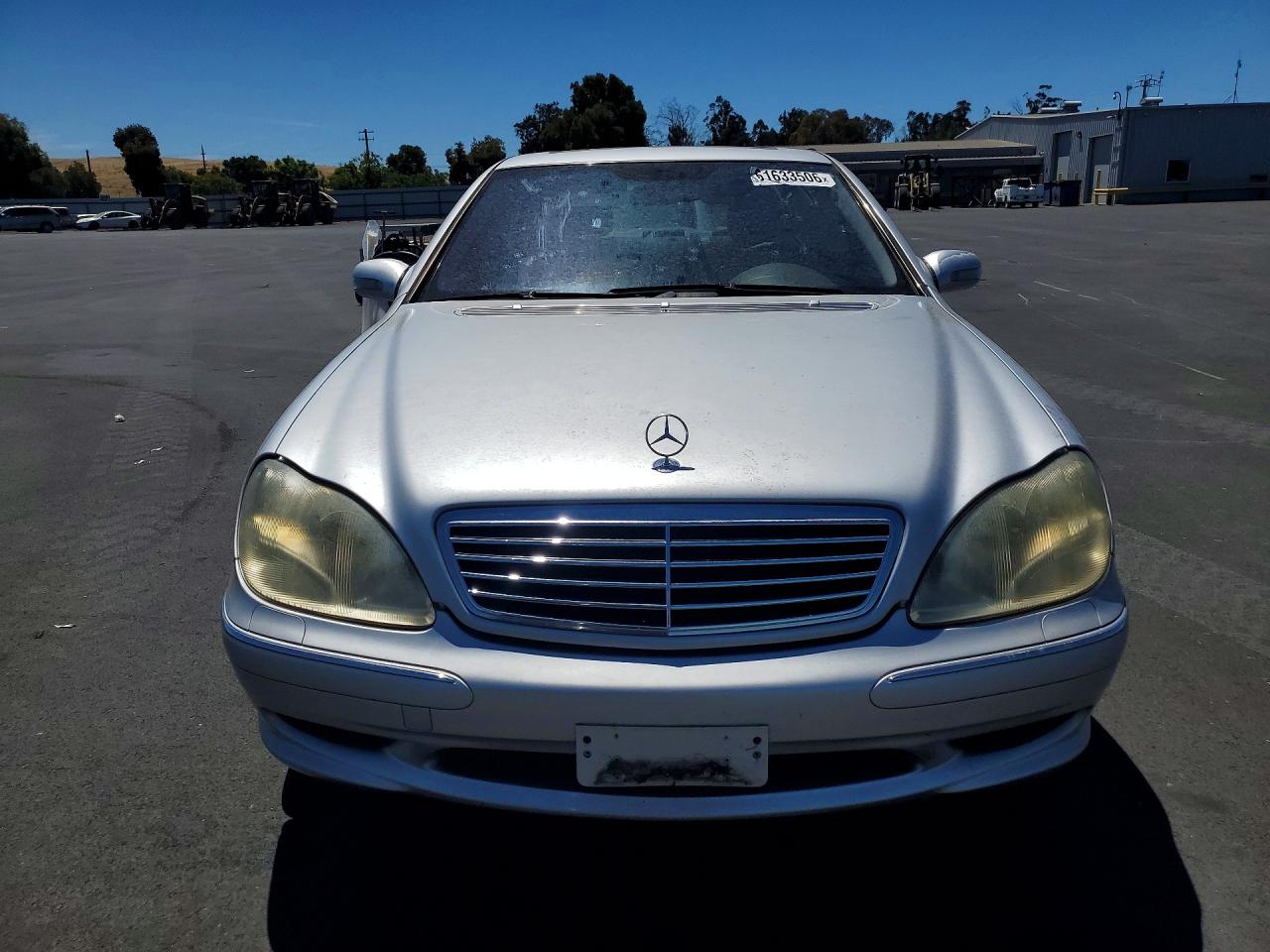 2001 Mercedes-benz S 500 Серебряный vin: WDBNG75JX1A207906