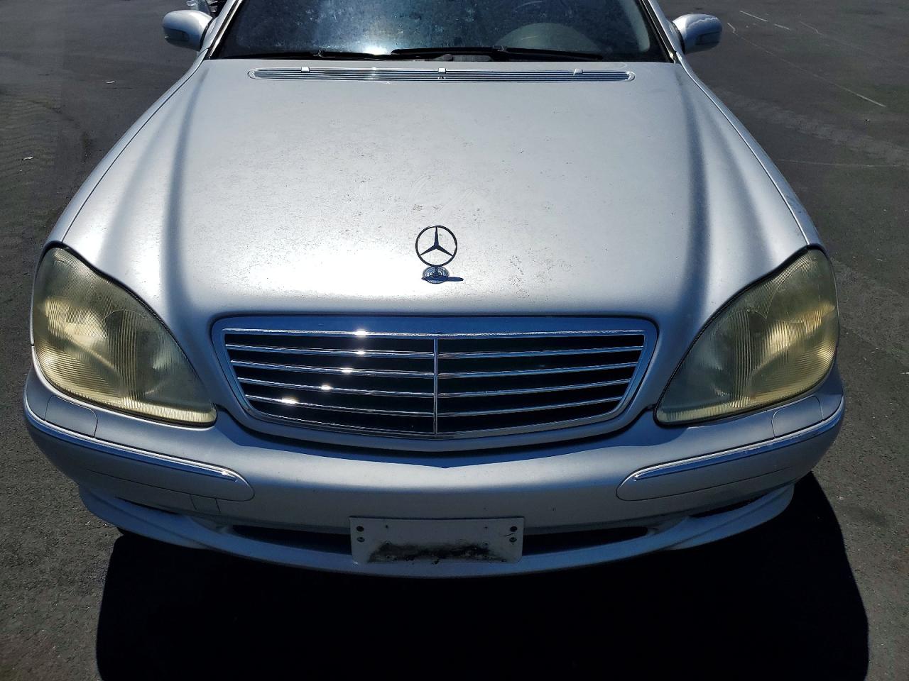 2001 Mercedes-benz S 500 Серебряный vin: WDBNG75JX1A207906