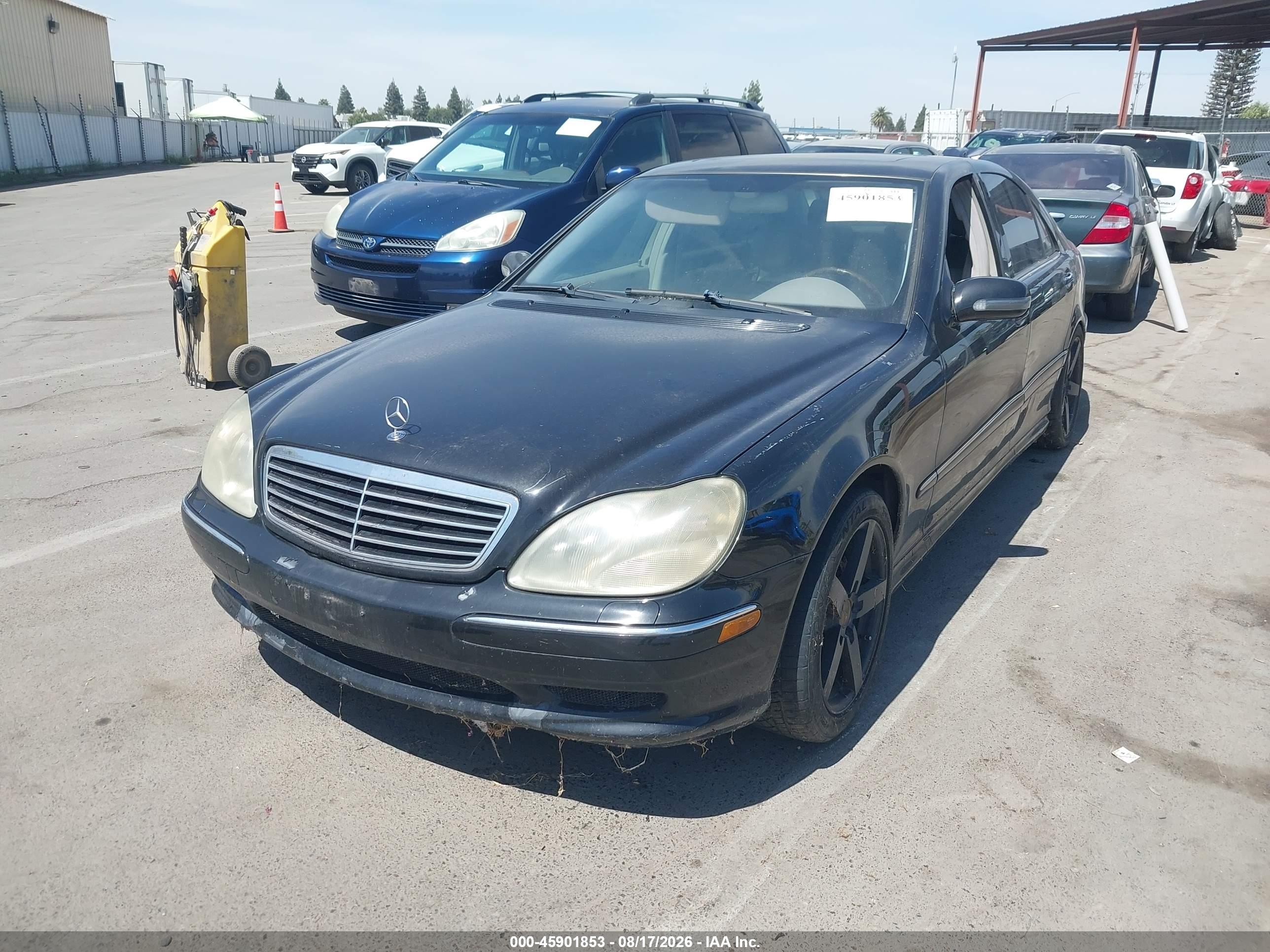 2001 Mercedes-benz S 500   Black vin: WDBNG75JX1A213527