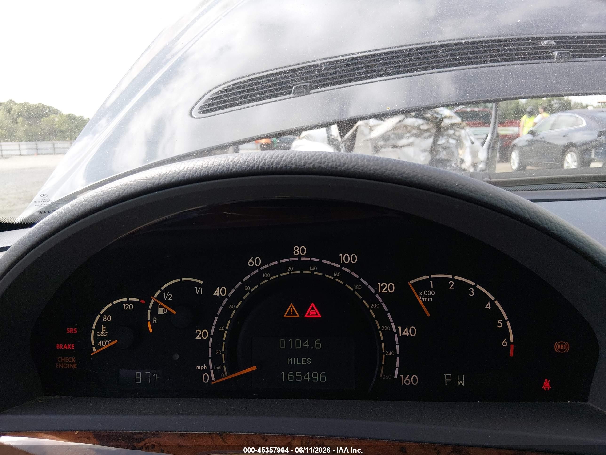 2001 Mercedes-benz S 500   Черный vin: WDBNG75JX1A218565