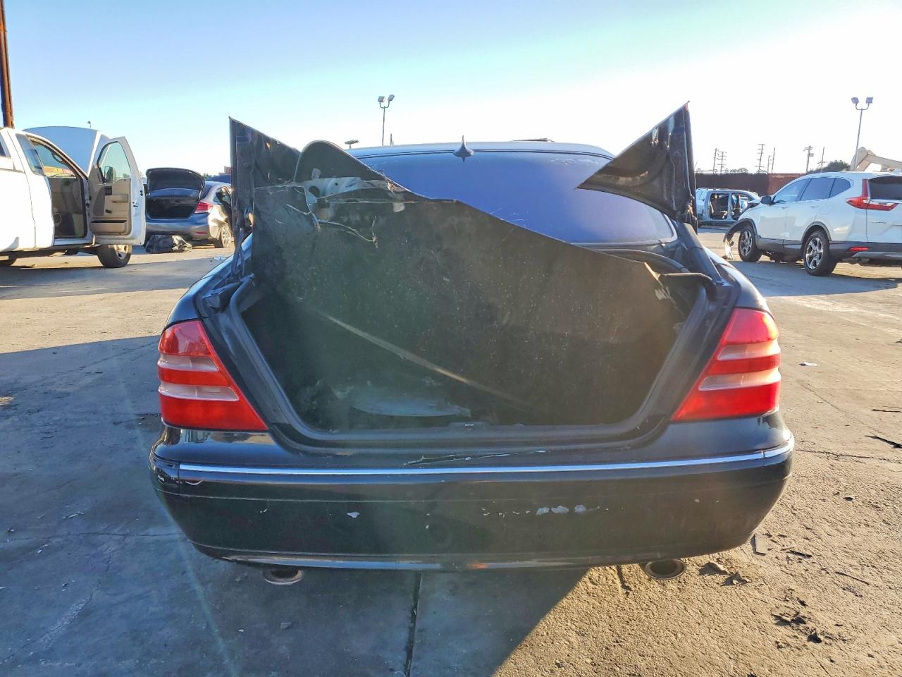 2002 Mercedes-benz S 500 Black vin: WDBNG75JX2A264088