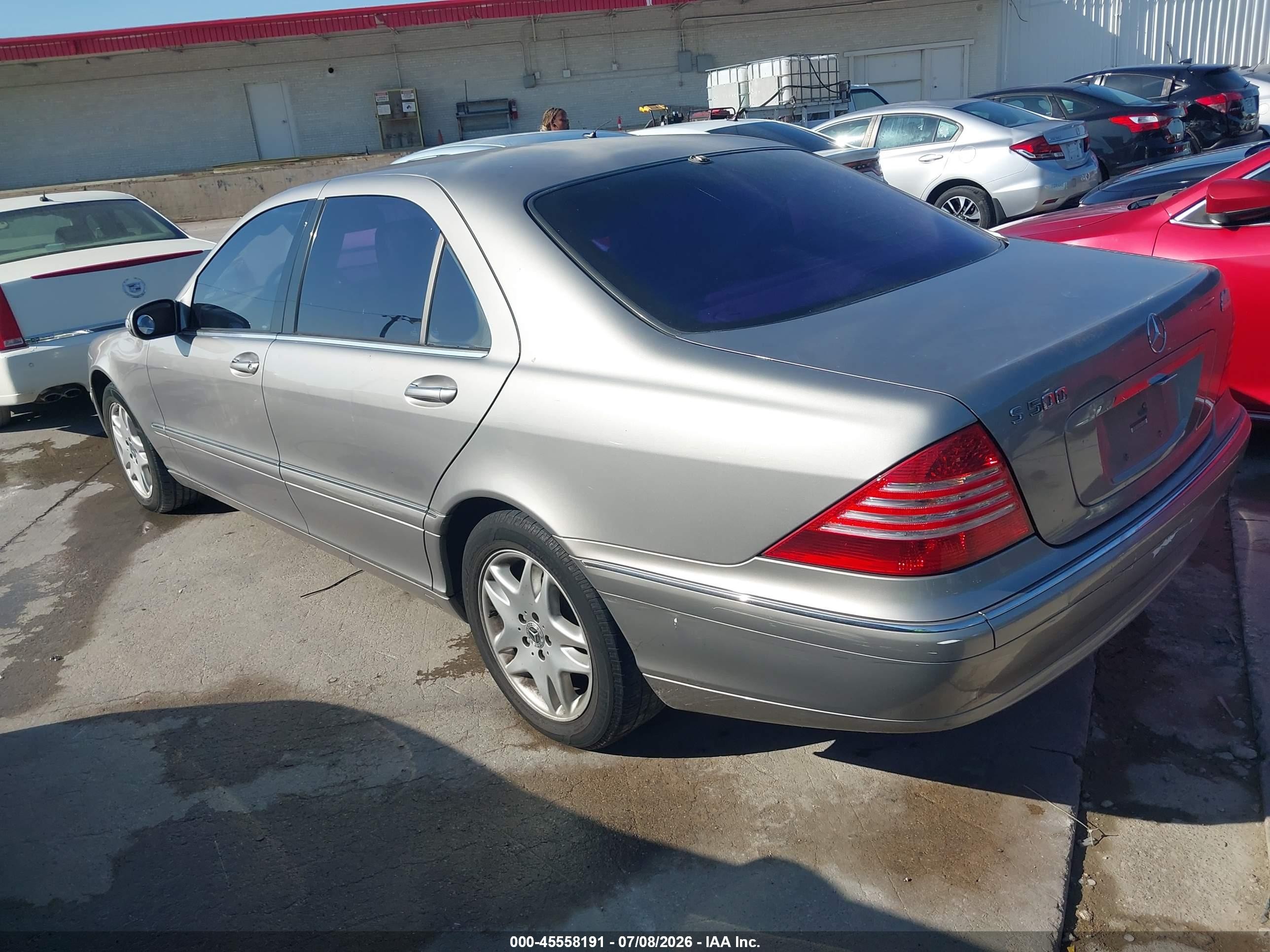 2003 Mercedes-benz S 500   Pewter vin: WDBNG75JX3A327420