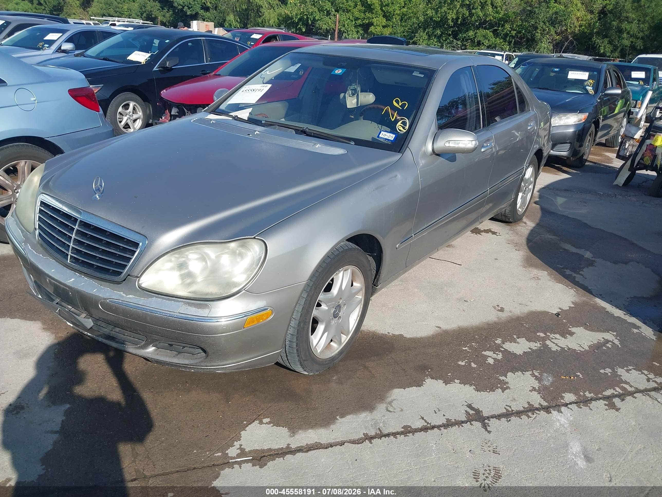 2003 Mercedes-benz S 500   Pewter vin: WDBNG75JX3A327420