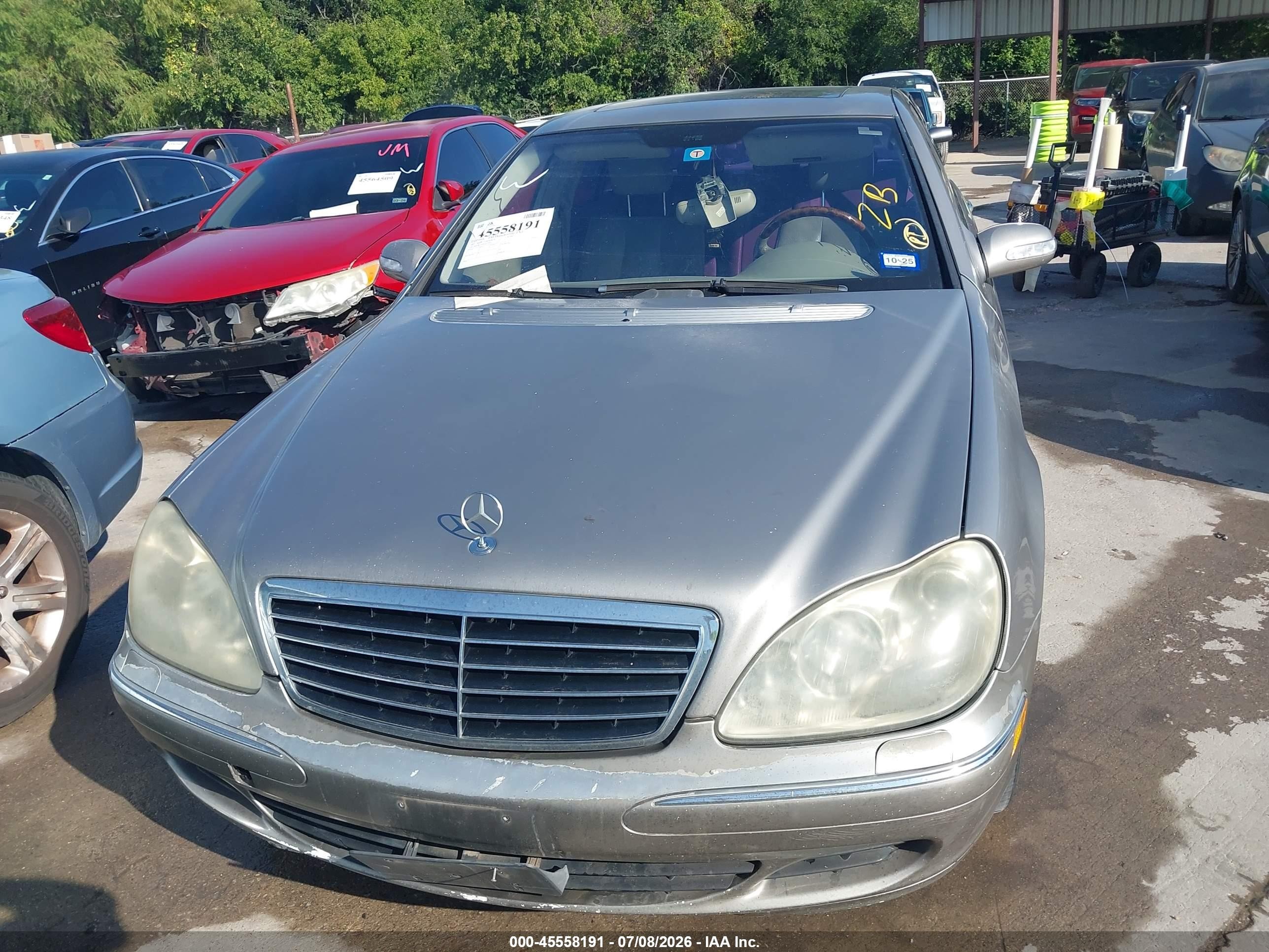 2003 Mercedes-benz S 500   Pewter vin: WDBNG75JX3A327420