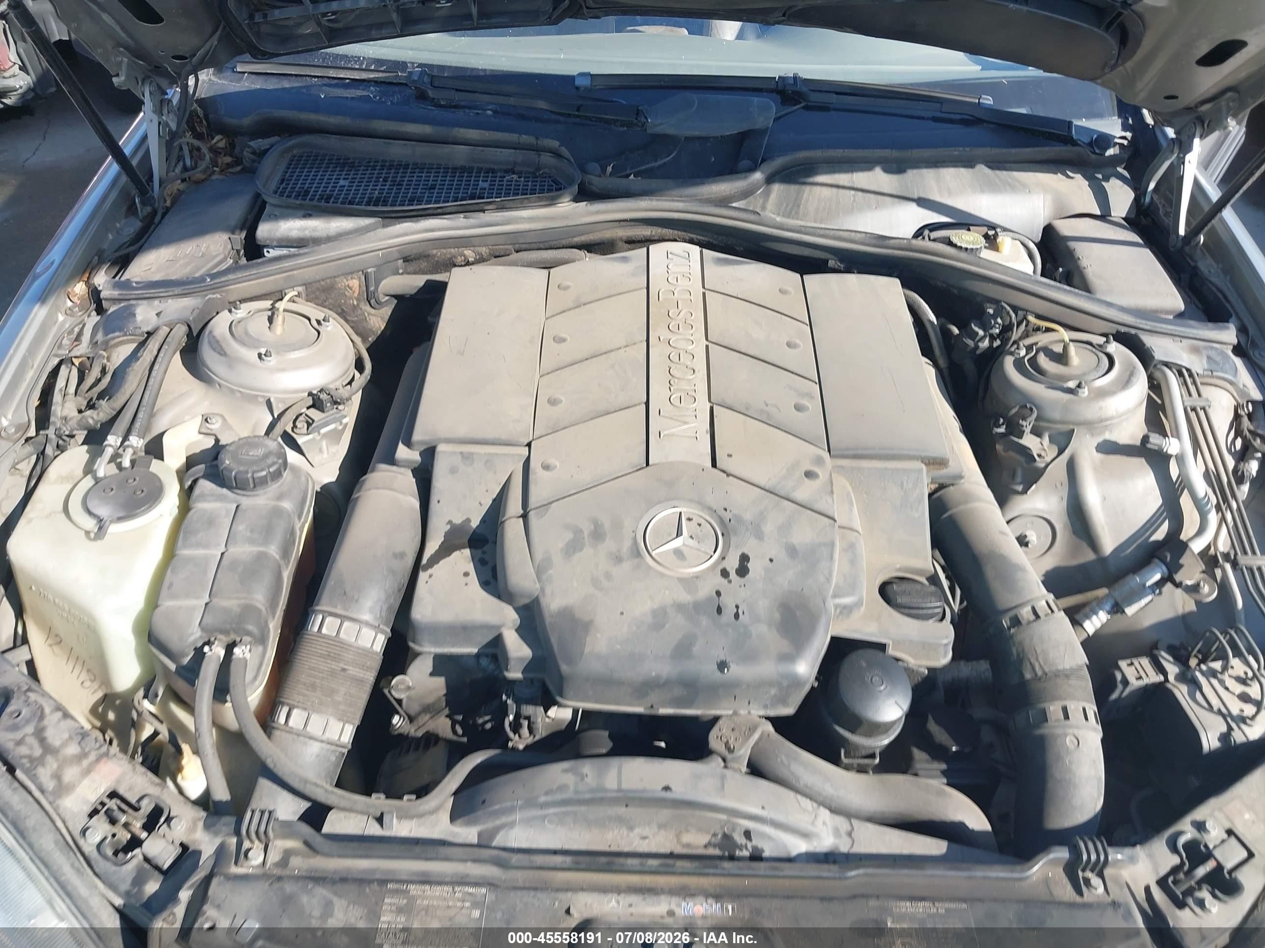 2003 Mercedes-benz S 500   Pewter vin: WDBNG75JX3A327420
