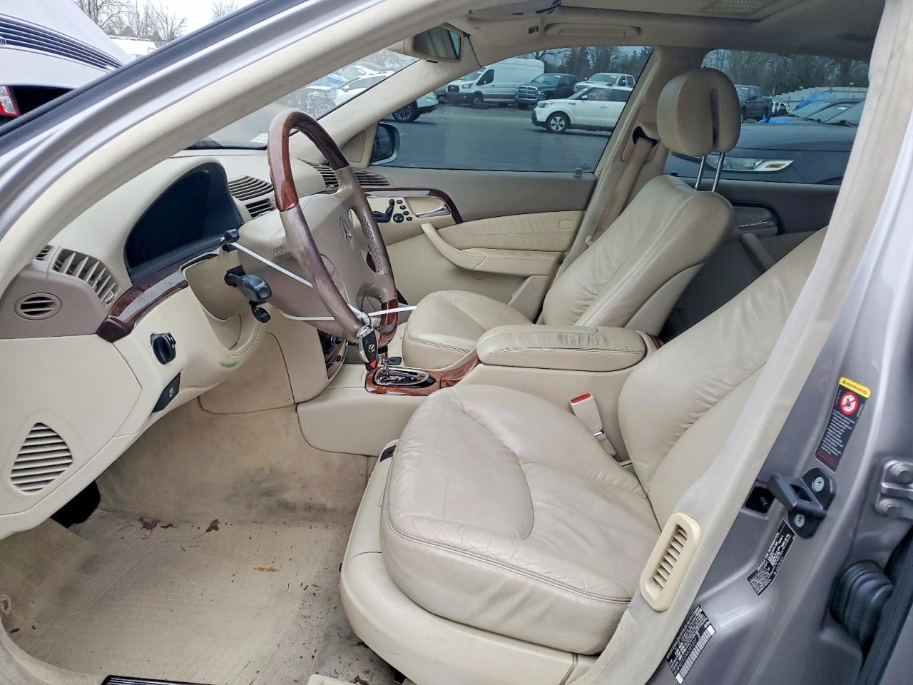 2004 Mercedes-benz S 500 Tan vin: WDBNG75JX4A389207
