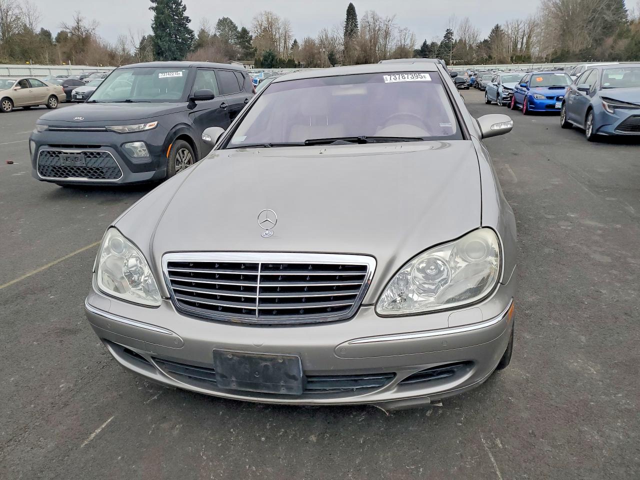 2004 Mercedes-benz S 500 Tan vin: WDBNG75JX4A389207